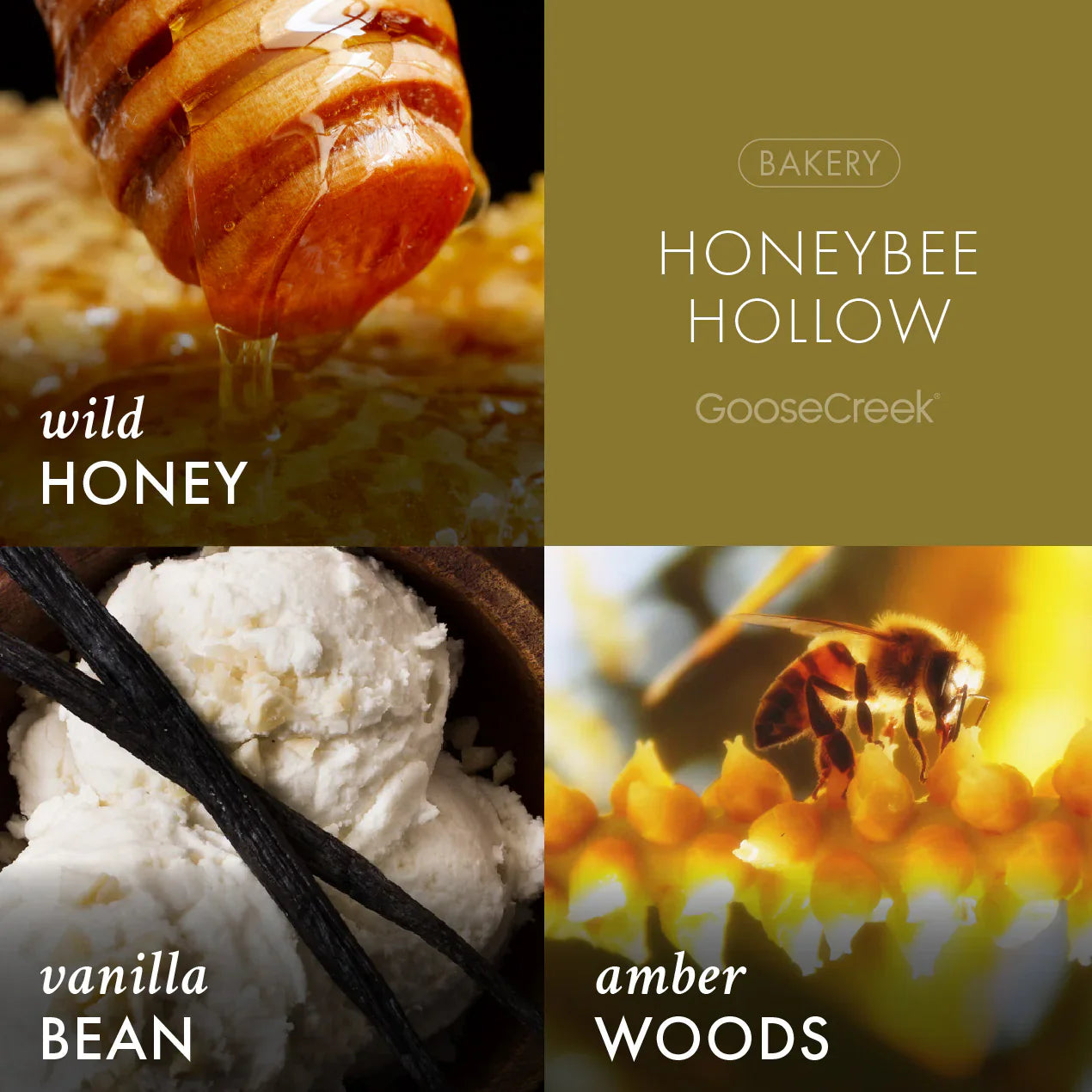 Honeybee Hollow 3-Wick Candle