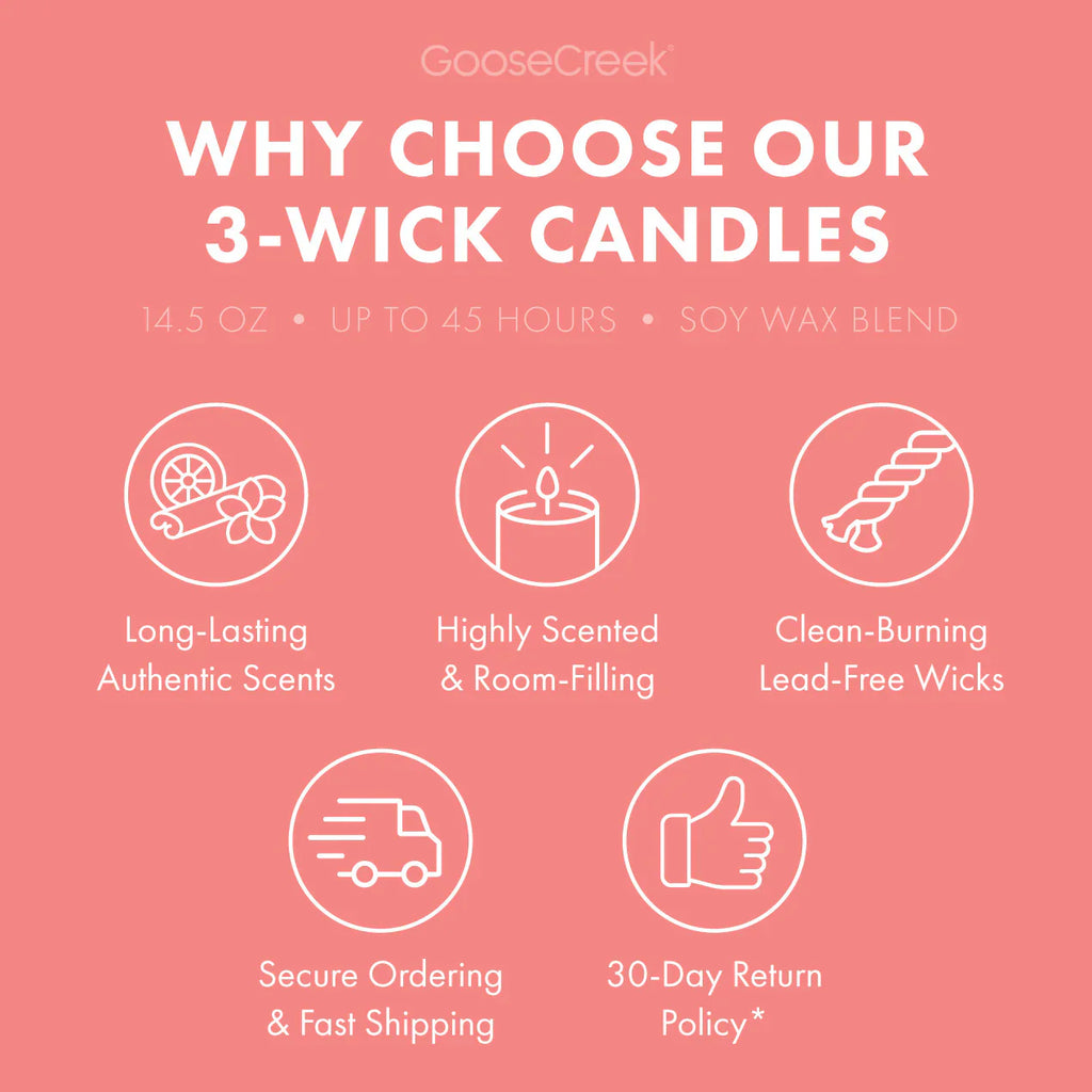 Apple Boardwalk Cone 3-Wick Candle