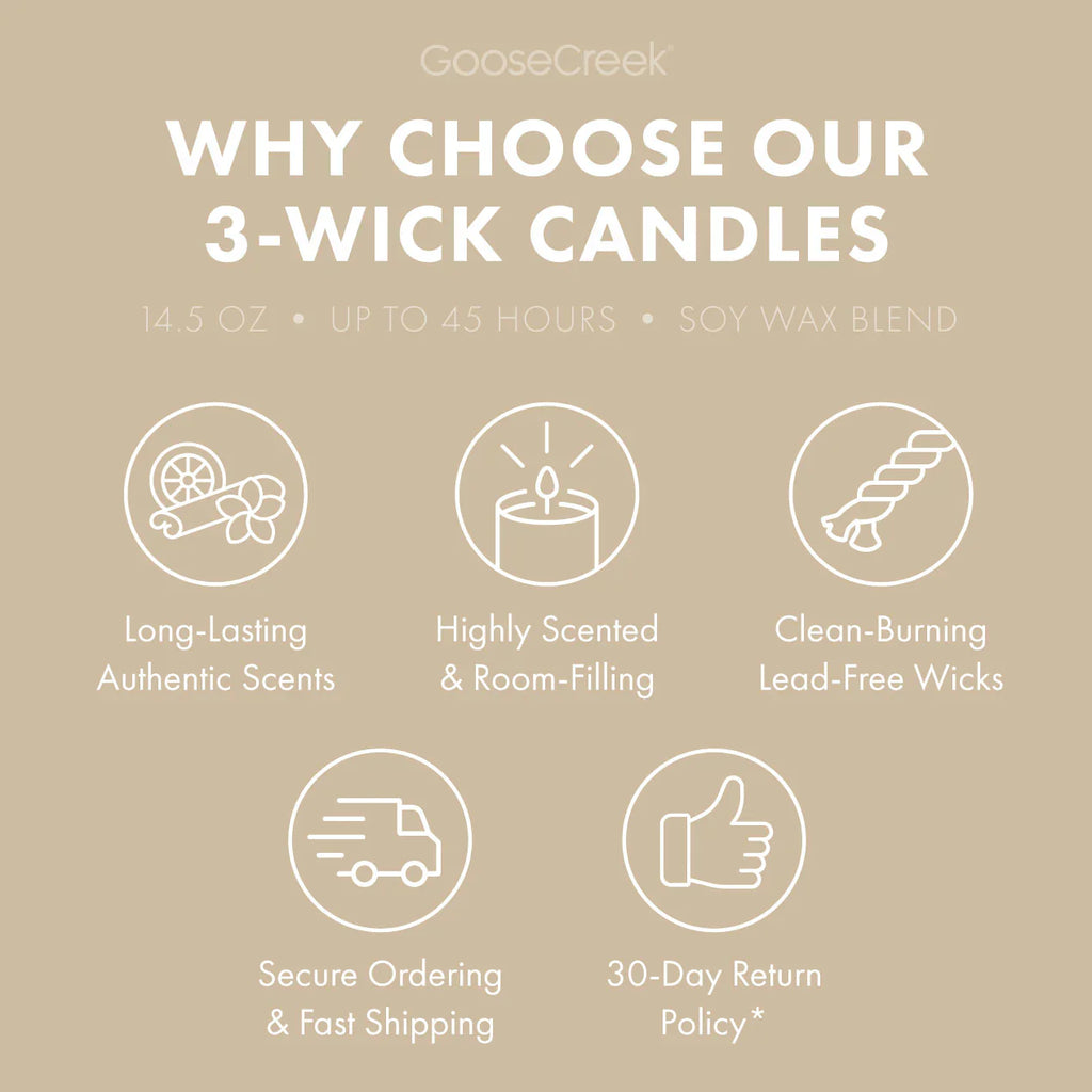 Golden Coconut Glow 3-Wick Candle